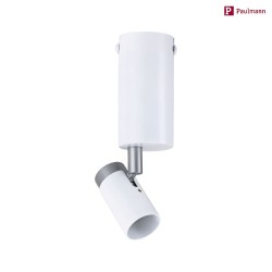 Wand- und Deckenleuchte RUNA, 230V, GU10 max. 20W, schwenkbar, Wei / Grau