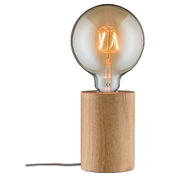 Lampe de table NEORDIC TALIN  1 flamme, sans abat-jour E27, bois gradable