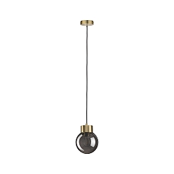 Paulmann Neordic Linja Pendant luminaire E27, max. 20W smoked glass/brushed brass