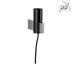 Wall luminaire NEORDIC AIK, 230V, E27 max. 20W, metal, black