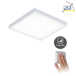 LED Panel VELORA DIM surfaced mounting, 22.5cm, 230V, 14W 3000K 1200lm, dimmable, white matt