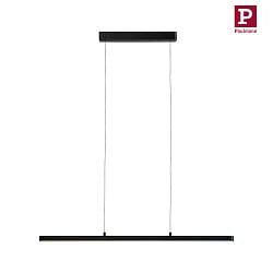 pendant luminaire LENTO ZigBee controllable IP20, black matt dimmable