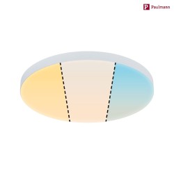 LED Panel VELORA WHITESWITCH, Metall, wei,  30cm, 13W 3000/4000/6500K 1400lm