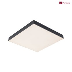 LED Panel VELORA RAINBOW DYNAMIC RGBW, 29.5x29.5cm, 13.2W 1140lm, inkl. FB, Metall, Schwarz