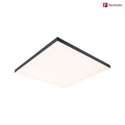 LED Panel VELORA RAINBOW DYNAMIC RGBW, 59.5x59.5cm, 31W 2820lm, inkl. FB, Metall, Schwarz