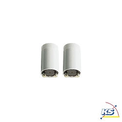 Starter Tandem/Duo, max. 2x4-22W, white, plastic