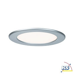 LED Einbauleuchte QUALITY PREMIUM PANEL LED, rund, IP44, 1x12W, 2700K, 230V, 170mm, Chrom matt