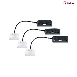 Module LED CHOOSE EASY DIM LED conducteur inclus, lot de 3 IP20, satin gradable