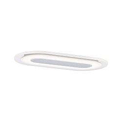 Lumire encastre WHIRL LED ovale IP23, aluminium, satin gradable 8W 3.000K 110 110 CRI >80