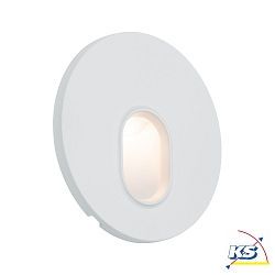 Luminaire d'encastrement mural  WALL standard, rond, blanche