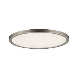 Paulmann LED Recessed panel Areo IP23 round 3000K nickel matt, 12W, 180mm