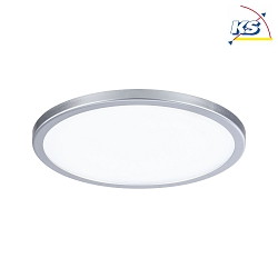 LED Einbau-Panel AREO VariFit ON-OFF, IP44/20, rund,  17.5cm, schaltbar, 15W 4000K 1200lm, chrom matt