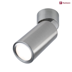 ceiling luminaire TURNAL COIN, brushed iron dimmable