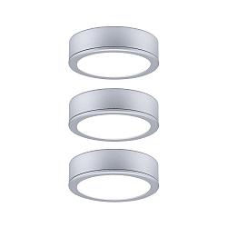under-cabinet luminaire PUKK set of 3, chrome matt  3,5W 210 | 300lm 2700K
