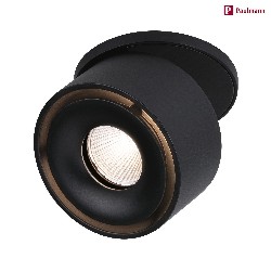 spot SPIRCLE LED rotatable, tiltable IP20, black matt 