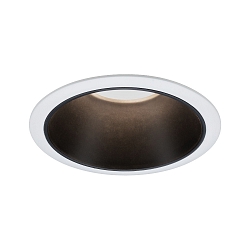 Luce da incasso COLE rotondo, rigido, indietro GU10 IP23, Nero opaco, Bianco dimmerabile CRI >80