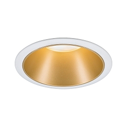 Luce da incasso COLE rotondo, rigido, indietro GU10 IP23, Oro, Bianco opaco dimmerabile CRI >80