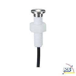 Luce da incasso PLUG & SHINE MICROPEN II Set di 5 IP65, Argento 2,1W 1,8lm 3000K 22 22