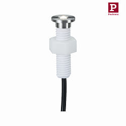 LED Outdoor Einbauleuchte MICRO PEN II PLUG & SHINE, 5er Set, 20-40, 5x 0,22W, 3000K, 1,8Im, P67, inkl. Treiber, silber