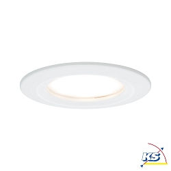 1er-Set LED Einbauleuchte NOVA PLUS COIN, IP44, rund, 6.8W 2700K 425lm, dimmbar, Wei