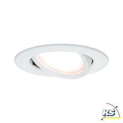 1er-Set LED Einbauleuchte NOVA PLUS COIN, IP23, rund, 6.8W 2700K 425lm, dimmbar, Wei