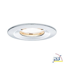 1er-Set Outdoor LED Einbauleuchte NOVA PLUS COIN, IP65, rund, 6.8W 2700K 425lm, dimmbar, Chrom