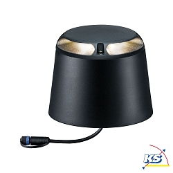 Luci da pavimento PLUG&SHINE su due lati IP67, antracite dimmerabile