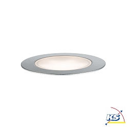 Paulmann Plug&Shine Floor recessed luminaire FLOOR ECO, IP65, 24V, 1.3W 3000K 50lm 90, dimmable, silver