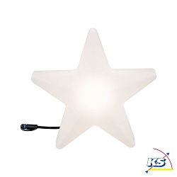 PLUG & SHINE Lichtobjekt STAR, IP67, 24V, 2.8W 3000K 235lm, dimmbar, inkl. Erdspie