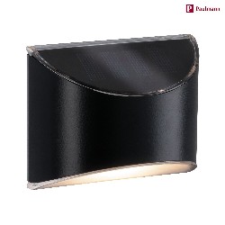 solar wall luminaire ELLIOT with brightness sensor IP44, anthracite 