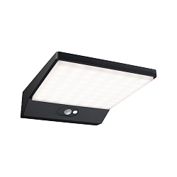 LED Auenwandleuchte RONEA, mit Bewegungsmelder, IP44, 230V, Dunkelgrau, 18 x 25cm, 12W 3000K 680lm