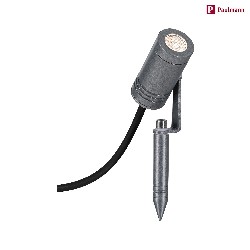 outdoor spot RADIX LED swivelling, rotatable IP65, grey 