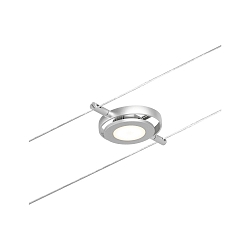 wire luminaire ROUNDMAC LED, chrome, chrome matt 