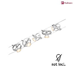 wire system CARDAN 5-fold GU5,3, chrome matt 
