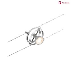 wire luminaire CARDAN GU5,3, chrome matt 