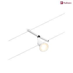 wire luminaire SALT GU5,3, chrome, white matt 