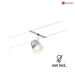 Luce a corda WIRE SYSTEMS DC CONE GU5,3, Cromo, Cromo opaco 