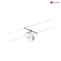 Luce a corda LED WIRE SYSTEMS CORDUO CIRCLE rotondo, commutabile IP20, Cromo, Cromo opaco 