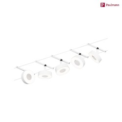 wire system LED WIRE SYSTEMS CORDUO CIRCLE round, set of 5, switchable IP20, chrome, white matt 