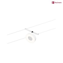 Luce a corda LED WIRE SYSTEMS CORDUO CIRCLE rotondo, commutabile IP20, Cromo, Bianco opaco 