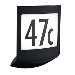 Numero civico illuminato