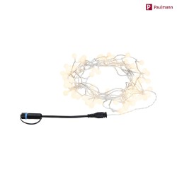 light chain PLUG & SHINE LIGHT CHAIN 7 long IP44, black dimmable