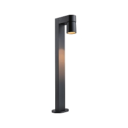 Paletto luminoso KIMU 1 SPOT 1-Lampadina, rispettoso degli insetti IP44, antracite, trasparente 
