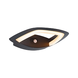 outdoor wall luminaire ANELA PIR with motion detector LED IP44, anthracite
