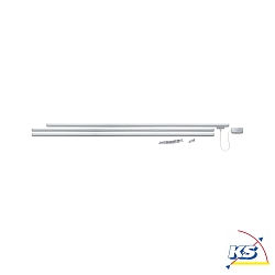 1-Rail monophas en saillie URAIL, chrom mat