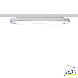 1-Projecteur monophas URAIL PANEL LOOP LED ovale, commutable, blanche 
