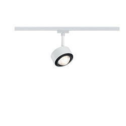 Spot URAIL ALDAN II LED con ottica a lente IP20, Nero, Bianco dimmerabile