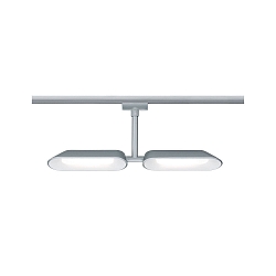 Spot URAIL DIPPER LED 2-Lampadine, Cromo opaco, Bianco dimmerabile