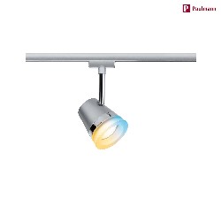 spot URAIL CONE tunable white, ZigBee controllable GU10, chrome, chrome matt dimmable
