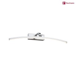 picture lamp BENTO large, half round, tiltable IP20, brushed aluminium 